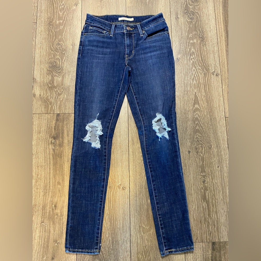 Levi’s 711 Skinny Distressed Jeans Women’s Size 26
